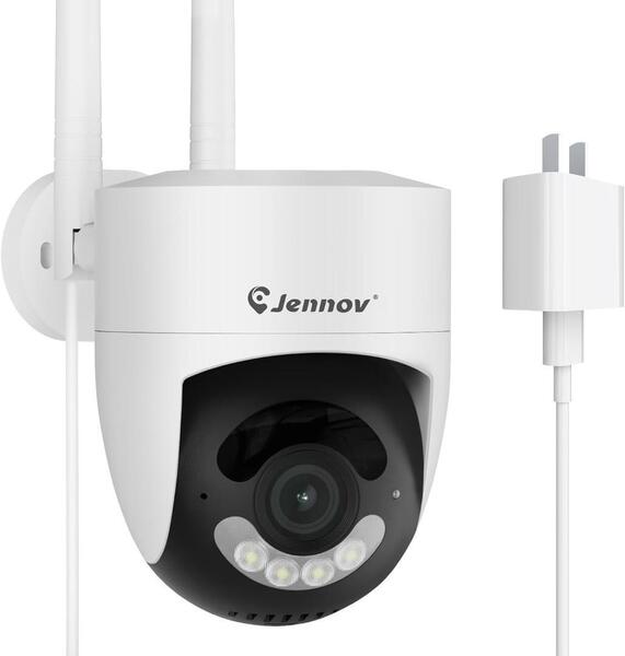 防犯カメラ 屋外 wifi 2K IP66防水 自動追尾機能 360度広角撮影 夜間カラー暗視 人感センサー 監視カメラ 遠隔監視 双方向通話 新品 未使用