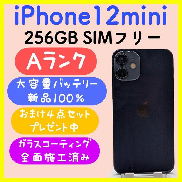 【大容量バッテリー】iPhone12mini 256GB SIMフリー