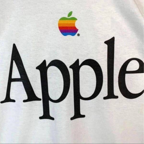 APPLE Mac アップル Tシャツ セール 企業物 白 大判 デカロゴ 90s USA アメリカ 00s y2k 製 ホワイト 古着