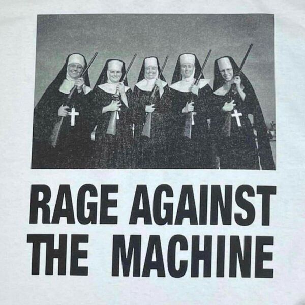 レイジ アゲインスト ザ マシーン Tシャツ 新品 RAGE AGAINST THE MACHINE 両面 ツアーT USA 90s バンド 製 古着 ロック ヴィンテージ