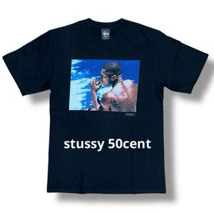 stussy 50cent jonathan mannion Tシャツ コラボ ステューシー 50セント DJ Clark Kent ラファイエット ラップ Tシャツ RAP 別注 G-Unit