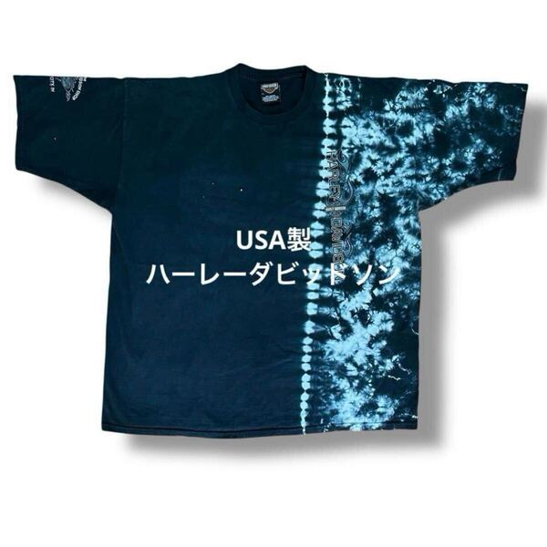 USA製 当時物 ハーレーダビッドソン 00s オフィシャル タイダイ Tシャツ y2k ヴィンテージ 90s イージーライダー ヴィンテージ 山田レン