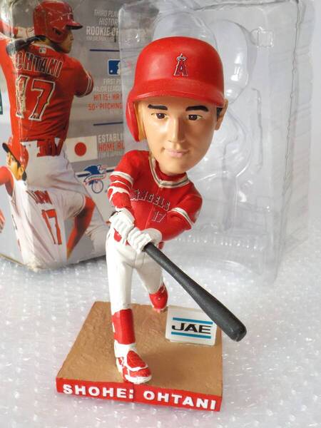 送料無,即発送,大谷翔平 RC 最初のボブルヘッド人形 2018最優秀新人賞受賞記念,MLB エンジェルス ルーキーイヤー,バブルヘッド人形