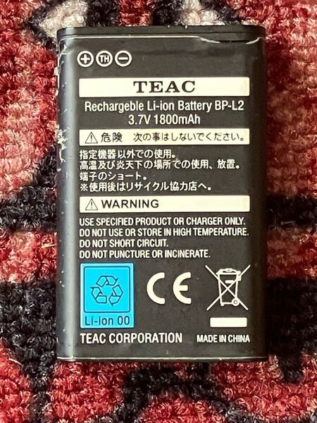 TASCAM BP-L2 TASCAM製品用充電式Li-ionバッテリー