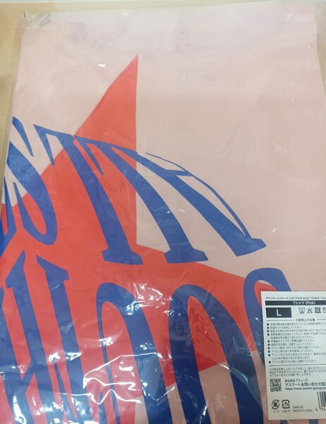 送料無料 Lサイズ サザンオールスターズ Tシャツ ピンク THANK YOU SO MUCH ライブツアー 2025 サザン 桑田佳祐