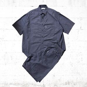 美品 クーティープロダクションズ 24SS タイプライター 上下 セットアップ COOTIE PRODUCTIONS 灰 グレー M L XL シャツ ハーフパンツ
