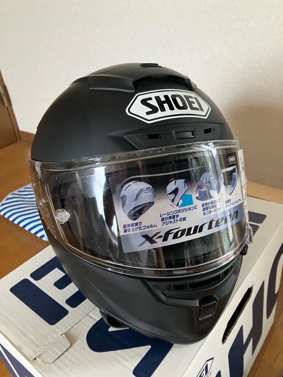 ほぼ未使用 SHOEI X-Fourteen TC-5 加賀山レプリカ Lサイズの