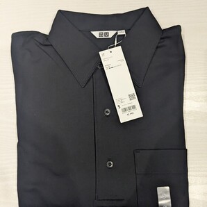【新品S】ユニクロU エアリズムコットンポロシャツ ブラック