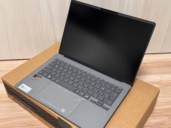【中古動作確認のみ美品】ASUS Zenbook SORA (UX3407) Co-pilot+PC 899g 14インチ液晶 Snapdragon X RAM16GB SSD:512GB 色:グレー