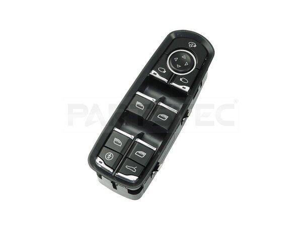 ポルシェ カイエン 958 パワーウインドウ スイッチ 集中スイッチ マスタースイッチ 純正交換 7PP959858MDML ウィンドウ / 147-251 PP*