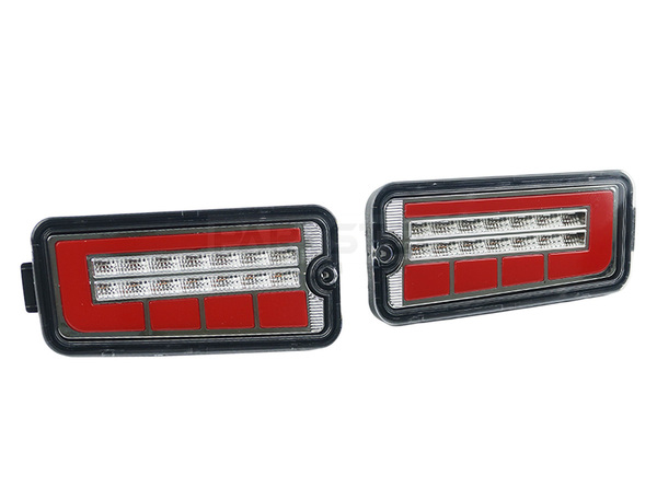 ハイゼットトラック S500P S510P 前期 LED テールランプ 左右セット シーケンシャル ウインカー クリア ハイフラ対策 カプラーon/11-62NA