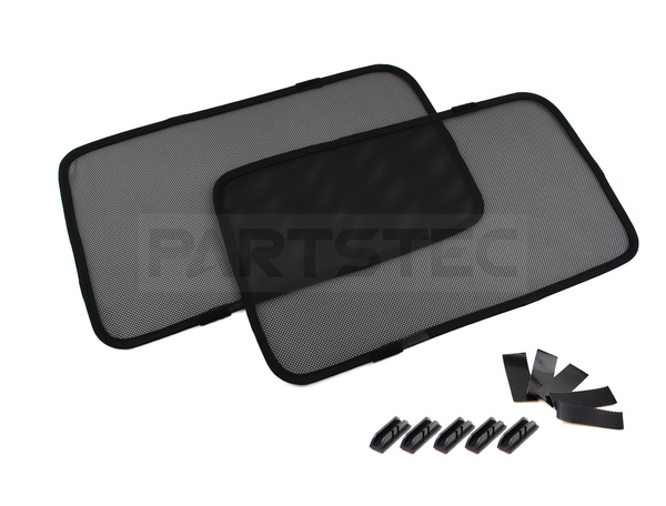 JB64 JB74 ジムニー メッシュ サンシェード リア 後部席 左右 2枚セット 日除け 遮光 断熱 レーザー カーテン / 28-469 (D210) NF*
