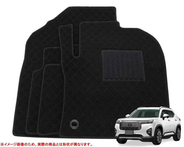ホンダ WR-V DG5 専用 フロアマット ブラック 日本製 カーマット 黒 社外品 WRV / 在庫有 756-29-1 NF*