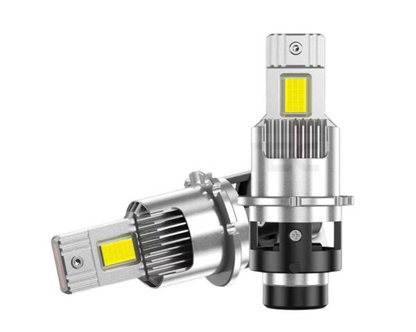 D2S D2R D2C 兼用 LED ヘッドライト バルブ 2個セット 35W 6000K 13600lm ホワイト 白 12V 純正交換 HID→LED 車検対応 / 158-116 PP*