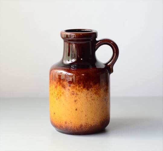 ドイツ製 ヴィンテージ Scheurich Fat Lava Vase 花瓶 花器 ファットラバー ミッドセンチュリー期 フラワーベース アンティーク_ig4429