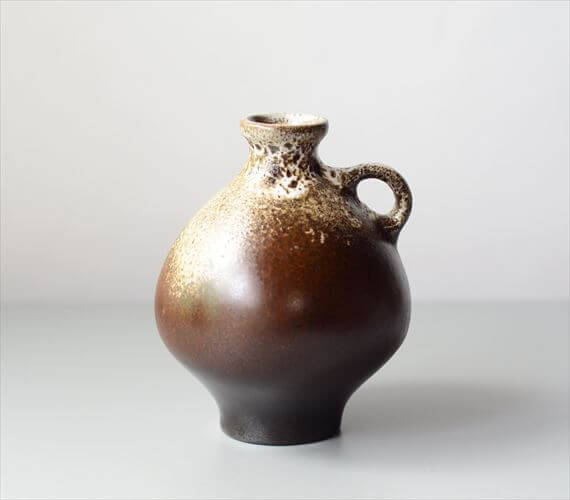 ドイツ製 ヴィンテージ Ruscha Fat Lava Vase 花瓶 花器 ファットラバー ミッドセンチュリー期 フラワーベース アンティーク_ig4432