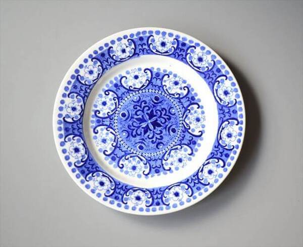 ARABIA アラビア ALI 17.5cm プレート アリ ブルー お皿 北欧食器 フィンランド 陶器 ヴィンテージ アンティーク_it3796