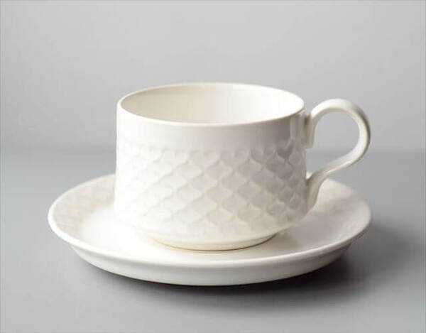 希少! デンマーク製 クイストゴー コーディアル ホワイト カップ&ソーサー cordial B&G J.H.Quistgaard 北欧 ヴィンテージ _it3767