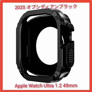 アップルウォッチ ウルトラ1 2 49mm 新品 ケース カバー スマートウォッチ iPhone Apple ultra ベルト バンド ブラック 送料無料 45 メタル