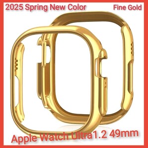 アップルウォッチ ウルトラ 1 2 49mm カバー ケース スマートウォッチ iPhone Apple ultra ベルト バンド 送料無料 ゴールド 45 メタル 44