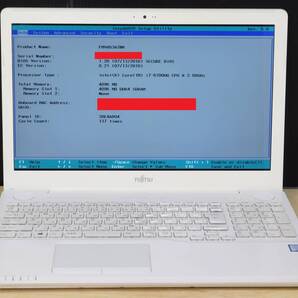 ◆部品取用◆Corei7-6700HQ◆HDD無◆メモリ4G◆富士通◆LIFEBOOK AH53/A3◆FMVA53A3WK◆ノートパソコン◆ジャンクノートPC