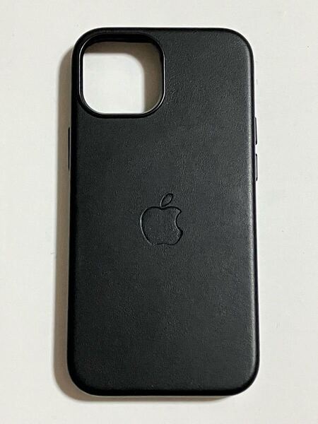 美品 iPhone12mini Apple 純正レザー ブラック iPhone 12 mini 純正 レザー ケース