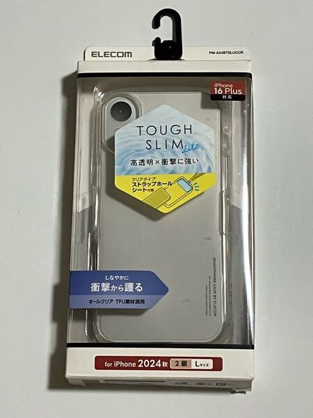 未使用 ELECOM iPhone16Plus オール クリア ケース TOUGH SLIM iPhone 16 Plus iPhone16 プラス 16Plus エレコム しなやかに衝撃かは護る