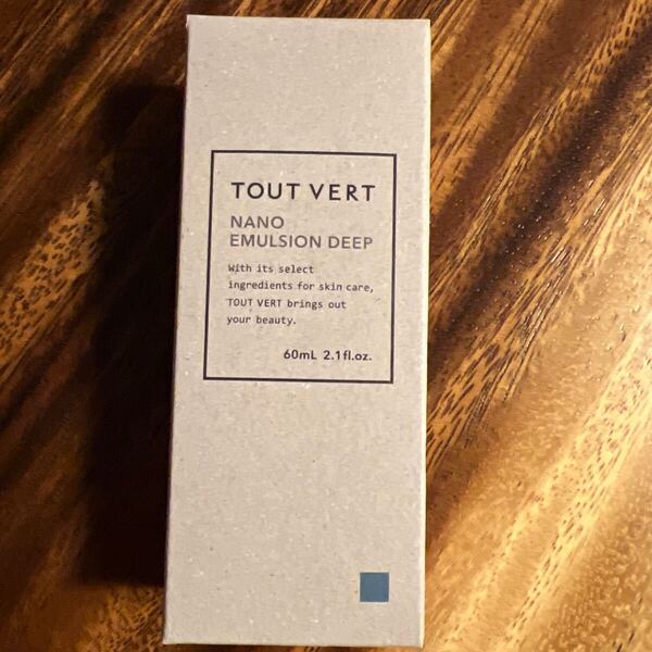 TOUT VERTトゥヴェールナノエマルジョン ディープ 60ml