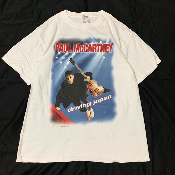 02s Paul McCartney vintage tee Tシャツ ヴィンテージ t0504 ビートルズ 古着 ビンテージ ポールマッカートニー ツアーT バンド ロック