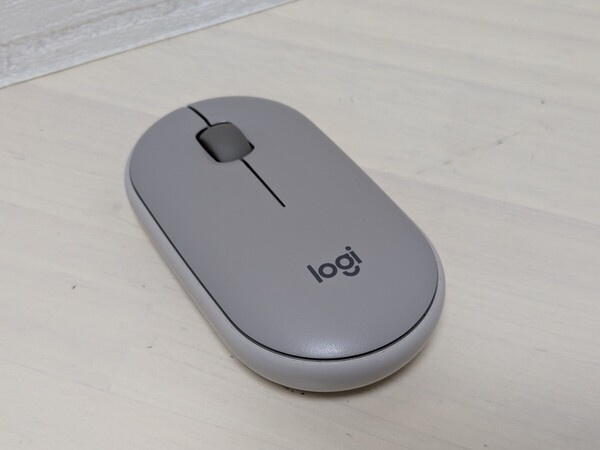 Logicool PEBBLE M350 ロジクール ワイヤレスマウス Bluetooth Glay グレージュ 静音 無線 USB