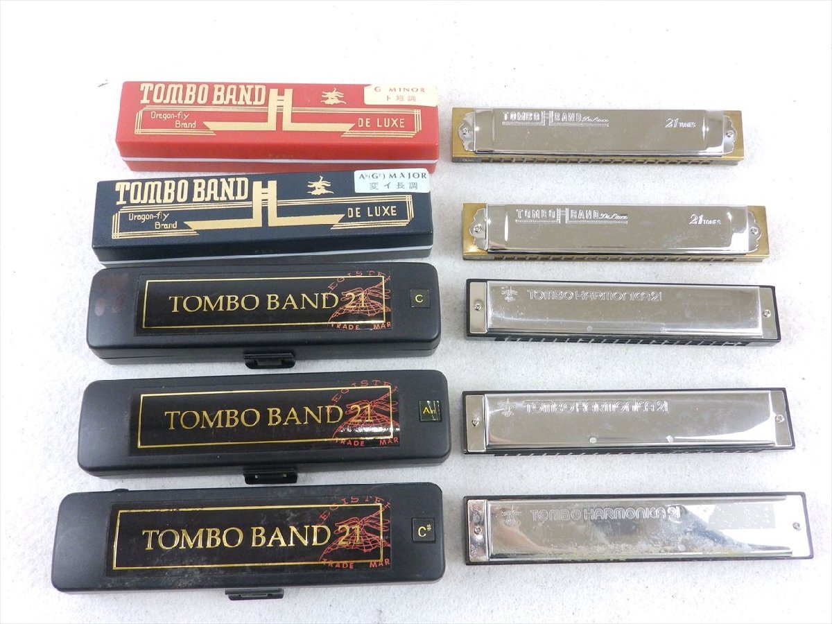 Amazon | Tombo TOMBO 複音ハーモニカ G調 特製トンボバンド 21