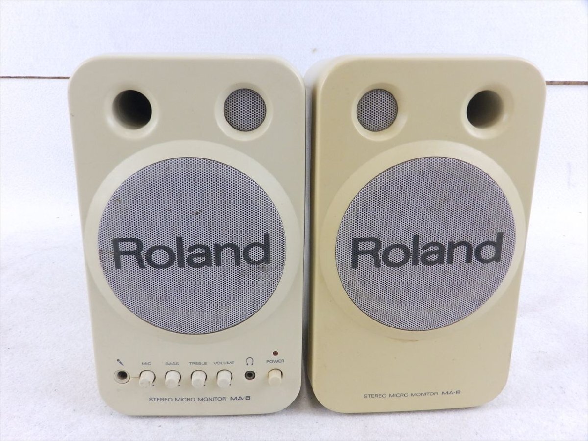 希少動作品！Roland ローランド パワード・モニター DS-7 2本セット 希少動作品！Roland ローランド パワード・モニター DS-7 2本