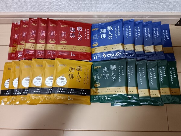 ☆新品☆UCC 職人の珈琲☆ワン ドリップコーヒー 4種24杯☆レギュラーコーヒー☆賞味期限 2026年4月☆ドリップコーヒー☆24袋☆