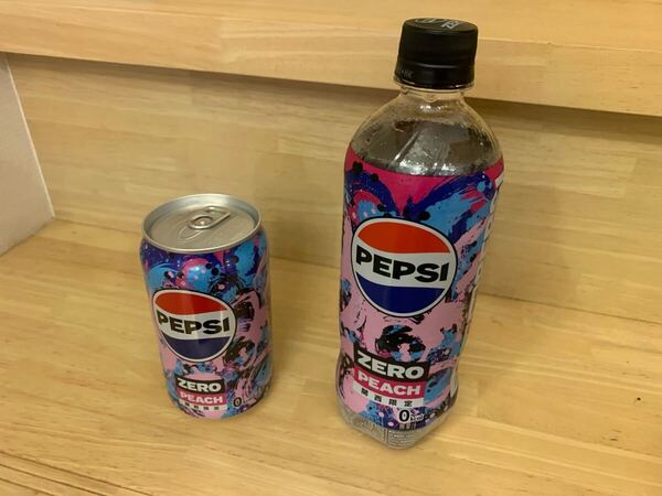 関西限定 ペプシ コーラ ゼロ ピーチ PEPSI ZERO PEACH 2本 大阪万博 EXPO2025 ミャクミャク