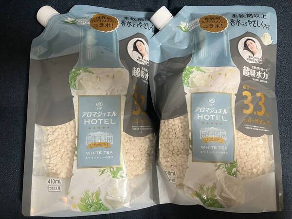 レノア ハピネス アロマジュエル ビーズ ホワイトティー 正味量1410ml 2点