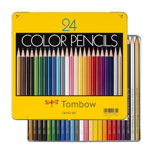 【在庫処分】トンボ(Tombow) 鉛筆 色鉛筆 NQ 24色 CB-NQ24C