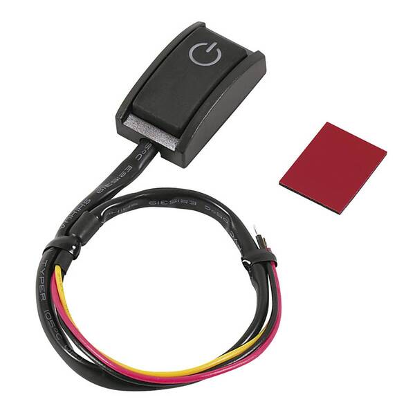 【在庫処分】発光色:ホワイト DC12V・200mA 3224 ON-OFF 貼り付けプッシュスイッチ エーモン(amon)