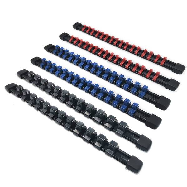 【在庫処分】ソケットオーガナイザー、6ピースソケットホルダーキット、差込角6.35mm(1/4")、9.5mm(3/8")、12.