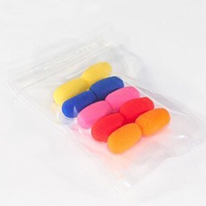 【数量限定】カラー5色10個セット マイクスポンジ ピンマイク インカム ヘッドセット 全長3.6㎝