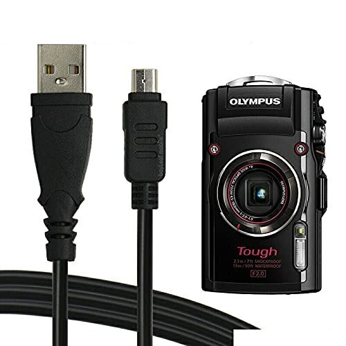 【人気商品】1m 充電器 USBケーブル 断線防止 高耐久 急速充電 充電ケーブル デジカメ 対応 CB-USB8 オリンパス