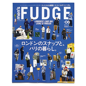 【送料込み・即決】雑誌|men's FUDGE メンズ ファッジ|2025年 6月号 vol.172|ロンドンのスナップと、パリの暮らし。