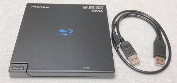 パイオニア BDR-XD04J(USB接続、外付ポータブルBD/DVD/CDライター)