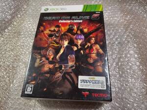 XBOX360 デッド オア アライブ 5 コレクターズエディション 限定版 新品未開封 美品 日焼け無 Dead or Alive 5 送料無料 同梱可