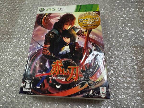 XBOX360 赤い刀 真 初回限定版 新品未開封 美品 日焼け無 Akai Katana Shin 送料無料 同梱可