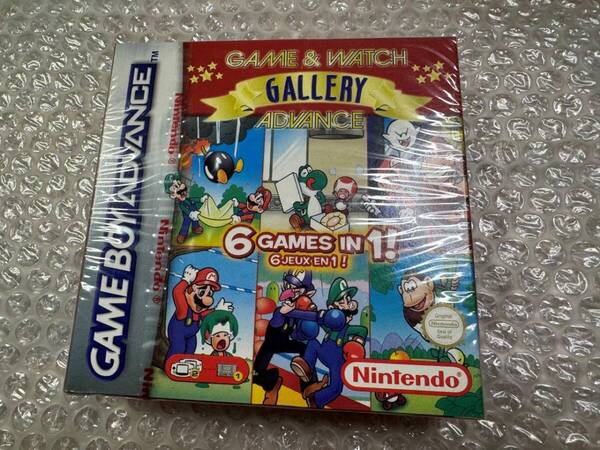 GBA Game & Watch Gallery Advance ゲームウォッチ ギャラリー 欧州版 正規品 新品未開封 綺麗 海外版 輸入版 送料無料 同梱可