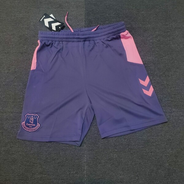 新品未使用 Hummel サッカー ショートパンツ エヴァートンFC ユニフォームショートパンツ ゲームパンツ Away サイズ Youth 2XL