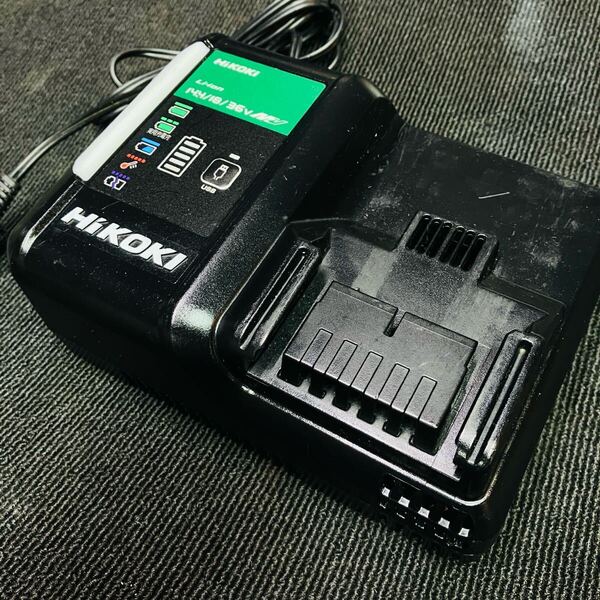 002 中古 純正 ハイコーキ UC18YDL2 急速充電器 14.4V 18V 36Vマルチボルト 対応 HiKOKI