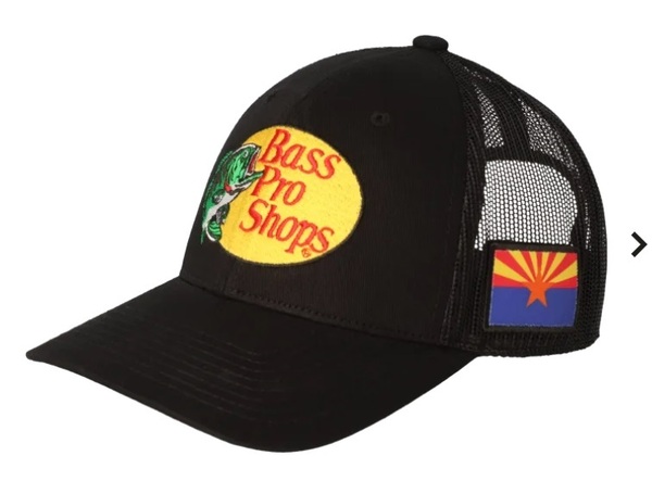 新品! バスプロショップス ロゴメッシュキャップ アリゾナ フリーサイズ ブラック 黒 BassProShops フッシング 釣り アウトドア 帽子