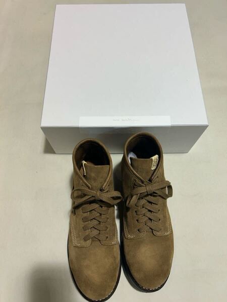 25SS 新品未使用 visvim ビズビムBRIGADIER BOOTS-FOLK スエードブーツ サイズ8.5/LT.BROWN