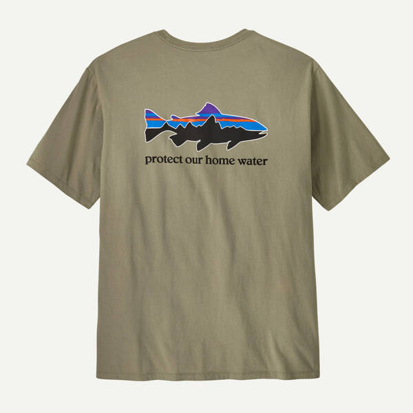 パタゴニア メンズ・ホーム・ウォーター・トラウト・オーガニック・Tシャツ RVGN(XL)